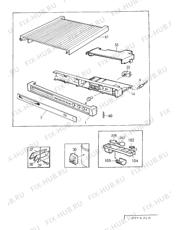 Взрыв-схема холодильника Zanussi ZFC335C - Схема узла Electrical equipment